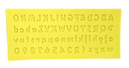 MAZ 1845 Molde de Silicone Alfabeto 