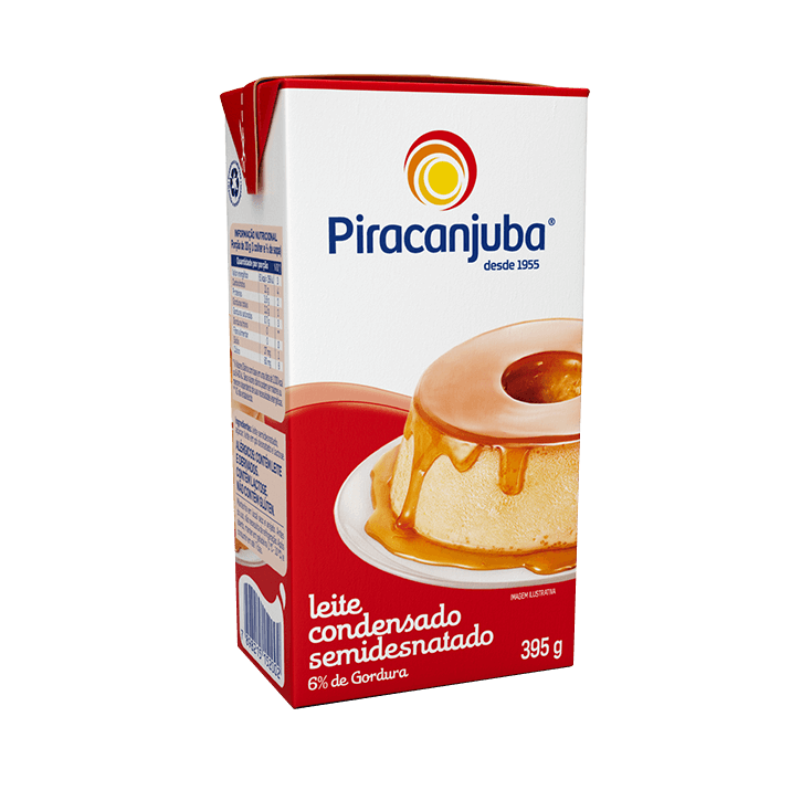 PIRACANJUBA Leite Condensado semi 6% 395g