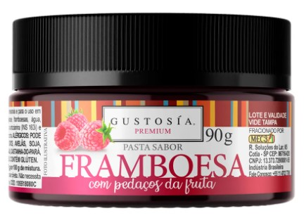 GUSTOSIA Pasta Saborizante Framboesa - 90g