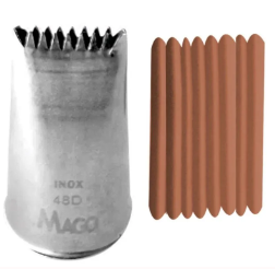 MAGO Bico de Confeitar Serra mod.48D pequ...