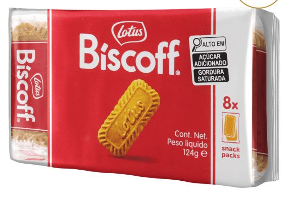 LOTUS Biscoito Belga Biscoff Pocket 8x2 124g