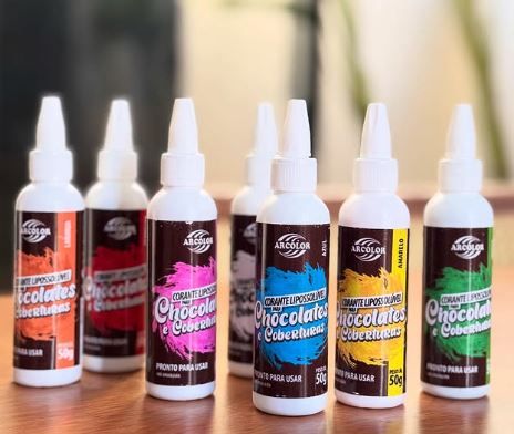 ARCOLOR Corante Lipo Gel Azul 50g 1und