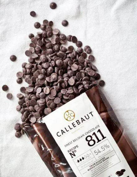 CALLEBAUT Choc Meio Amargo 811 54,5% Gota...