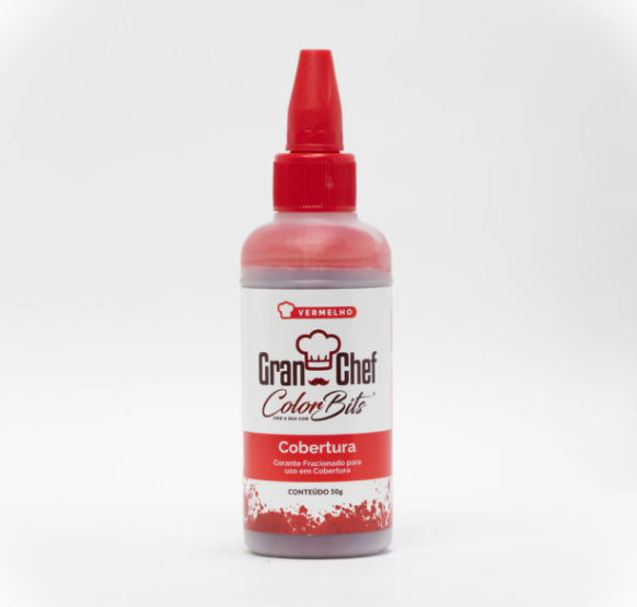 GRAN CHEF Color Bits Cobertura - Vermelho...