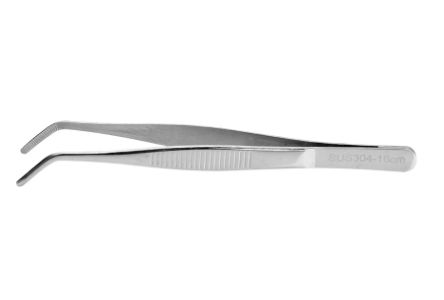 ALLONSY Pinça Culinária Curva Aço Inox Prata