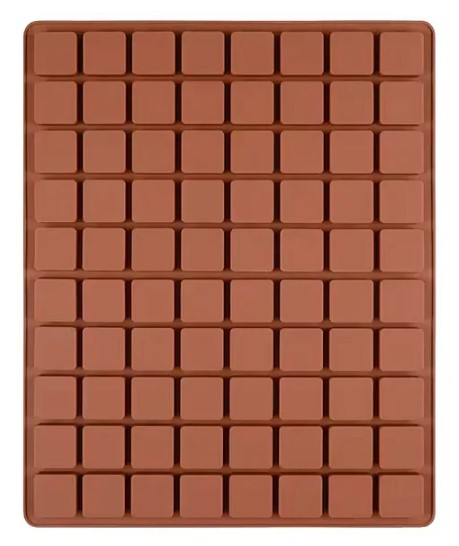 PRIME CHEF Forma Silicone Quadrado 80Cav ...