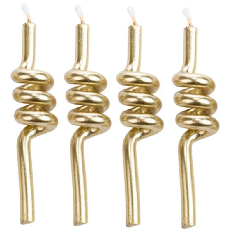 SILV Vela Tubo Dourada - 4 und