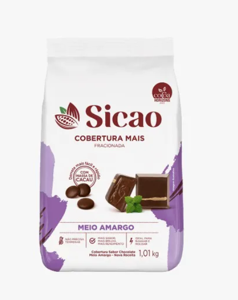 SICAO Cob meio amargo Gotas 1,01kg MAIS