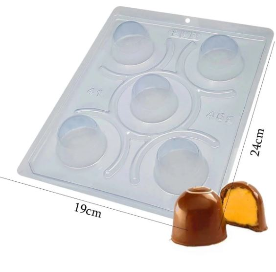 BWB 41 Forma 3 Partes Bombom Trufa P 5 Cav.