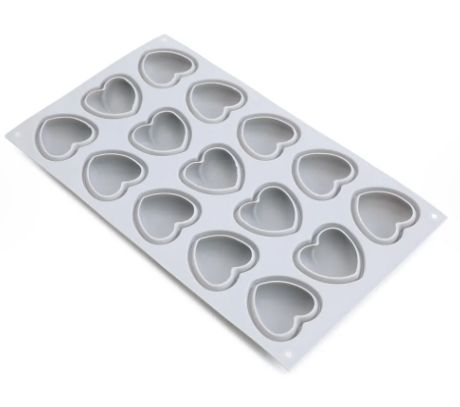 ALLONSY Forma Silicone Mini Coração 15Cav...