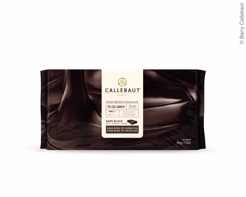 CALLEBAUT Choc Amargo 70-30-38 70,5% Bar ...