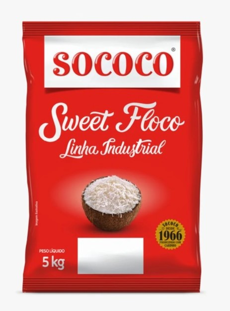 SOCOCO Coco Flocos Umido Adoçado Sweet - ...