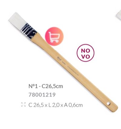 ALLONSY Pincel Artístico Chanfrado Largo Nº1