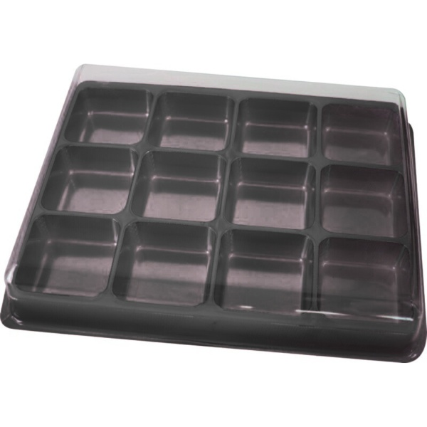 BWB142930 Caixa Bombom Quadrado 12cav Pre...