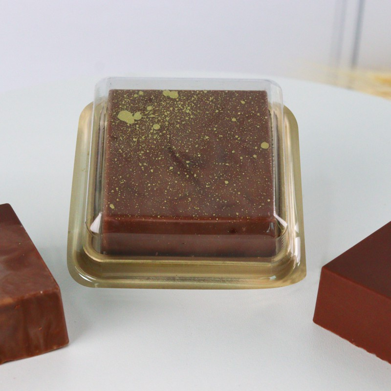 BWB142300 Caixa Pão De Mel Quadrado Doura...