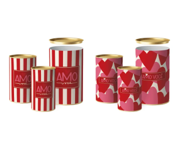 CROMUS Lata Sortida p/ doces Amo Você 10x...