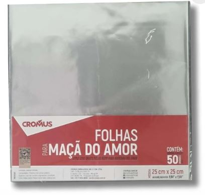 CROMUS Folha Cristal Maçã do Amor 25x25 5...