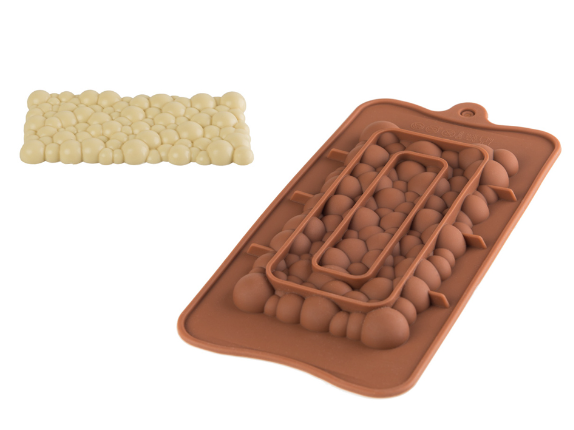 SILV Molde Silicone Chocolate Bolhas
