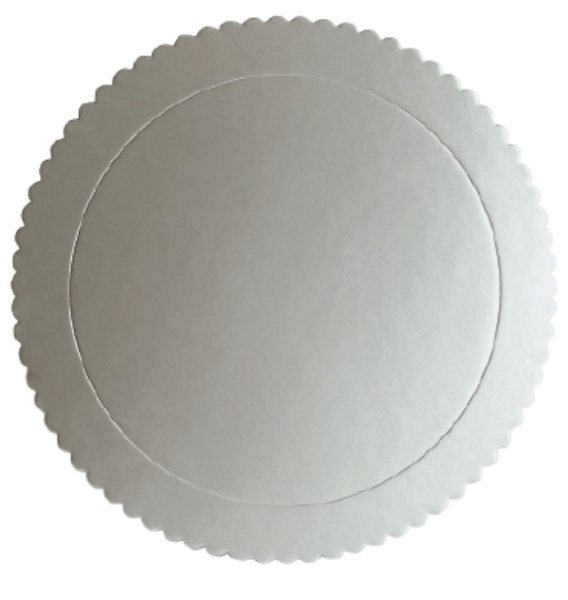 SILV Cakeboard Prata 24cm - 1und