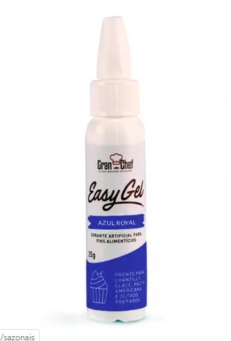 GRAN CHEF Corante Easy Gel - Azul Royal 25g