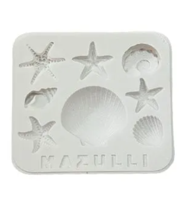 MAZ 2590 Molde de Silicone Conchas do Mar