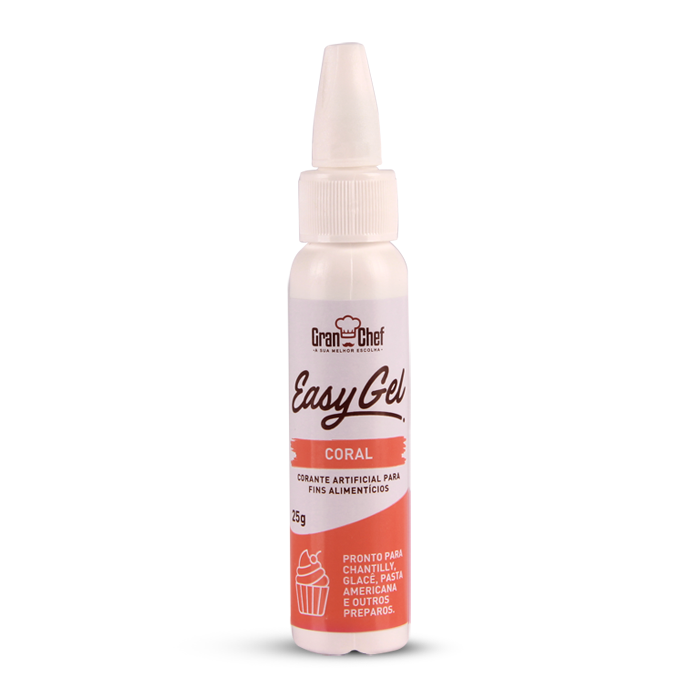 GRAN CHEF Corante Easy Gel - Coral 25g
