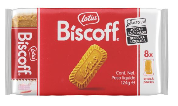 LOTUS Biscoito Belga Biscoff Pocket 8x2 124g