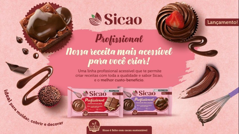 SICAO PROFISSIONAL Choc Ao Leite Barra 2,1kg