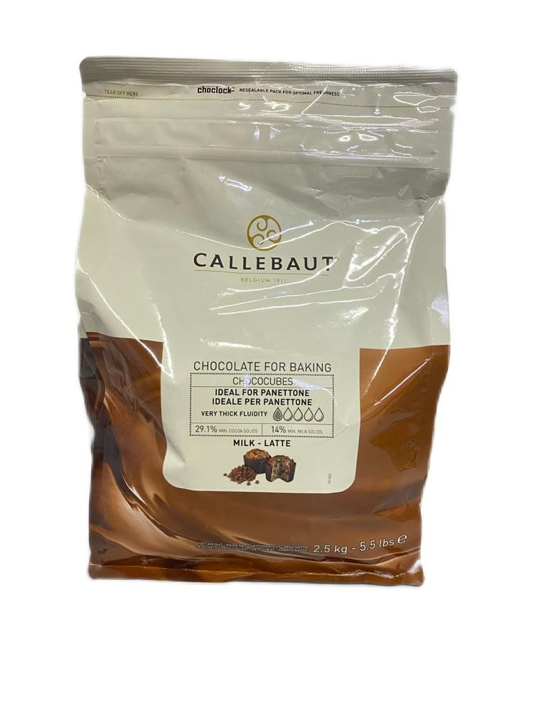 CALLEBAUT Chococubes Ao Leite 2,5Kg