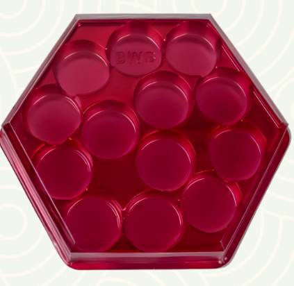 BWB14032 Caixa Sexta Bombom Vermelho 13 C...