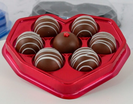 BWB140620 Caixa Coração Lapi. Vermelho 7 ...