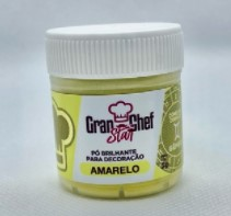 GRAN CHEF Star pó Brilhante - Amarelo Gêm...