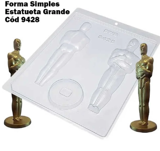 BWB 9428 Forma Simples Estatueta Oscar Gr...