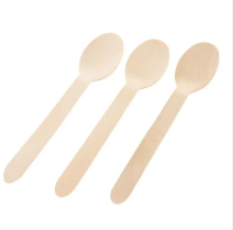 SILV Colher Madeira Natural Média 14cm - ...