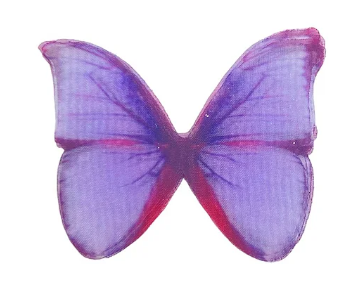 CRDZO Borboleta Decorativa de Tecido Lilá...