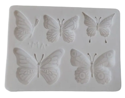 MAZ 2556 Molde de Silicone Borboleta