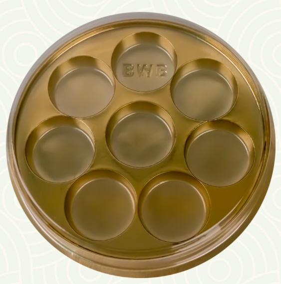 BWB14090 Caixa Redonda p/ Doces Dourado -...