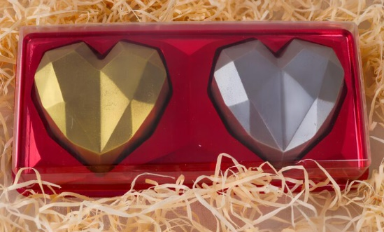 BWB14052 Caixa p/ Coração Lapi Vermelho 2...