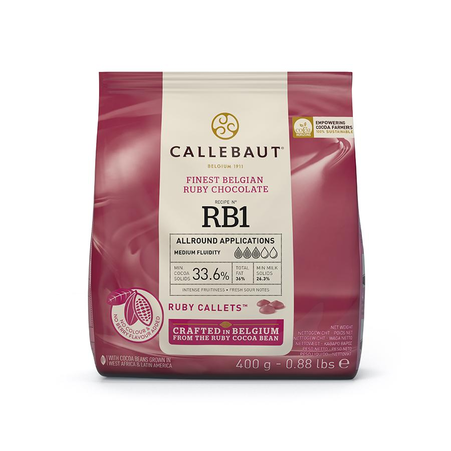 CALLEBAUT Choc Ruby 32,5% Gotas 400g