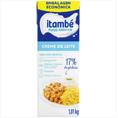 ITAMBE Creme de Leite 17% Cartonado 1,01kg