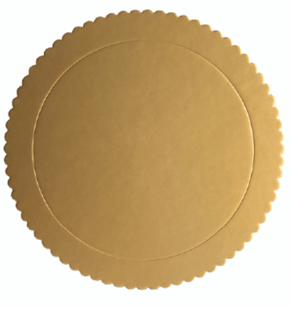 SILV Cakeboard Dourado 18cm - 1und