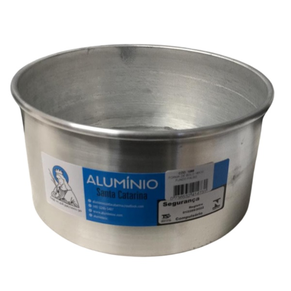 SC Forma Alumínio p/ Bolo Fundo Falso 18x...