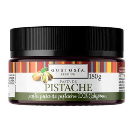 GUSTOSIA Pasta Pistache 100% Califórnia 180g