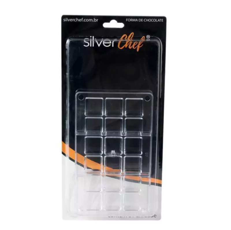 SILV Forma Policarbonato Bombom Quadrado ...