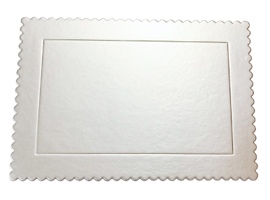 SILV Cakeboard Retangular Prata 30cm X 40cm