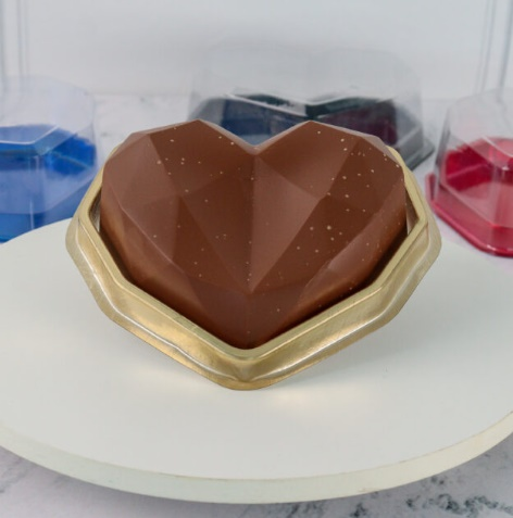 BWB14070 Caixa p/Coração Lapi. Dourado 1C...