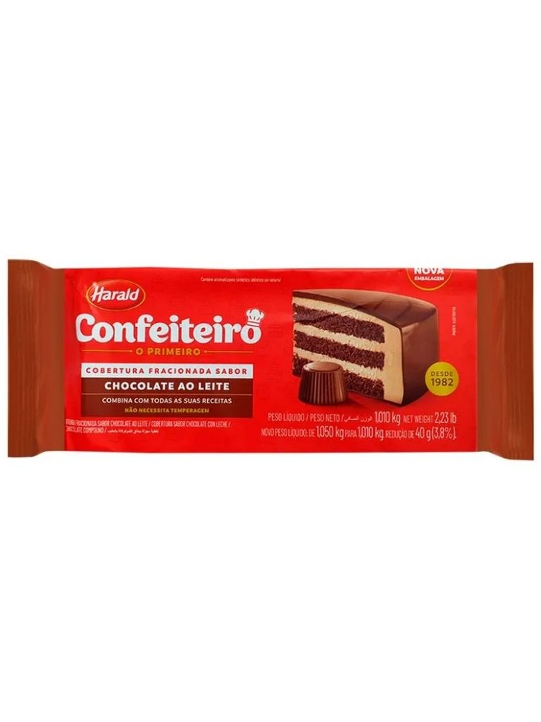 HAR CONFEITEIRO Cob Ao Leite Barra - 1,01kg