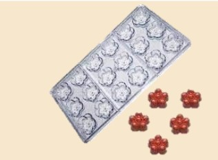 PRIME CHEF Forma PS Bombom Flor 18cav.