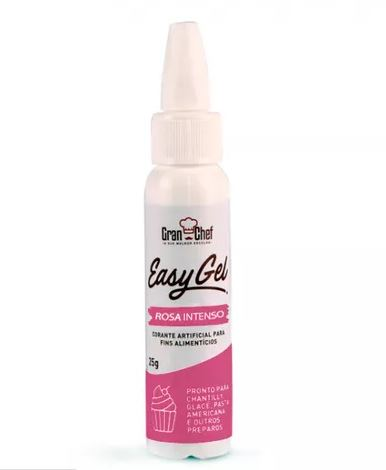 GRAN CHEF Corante Easy Gel - Rosa Intenso...