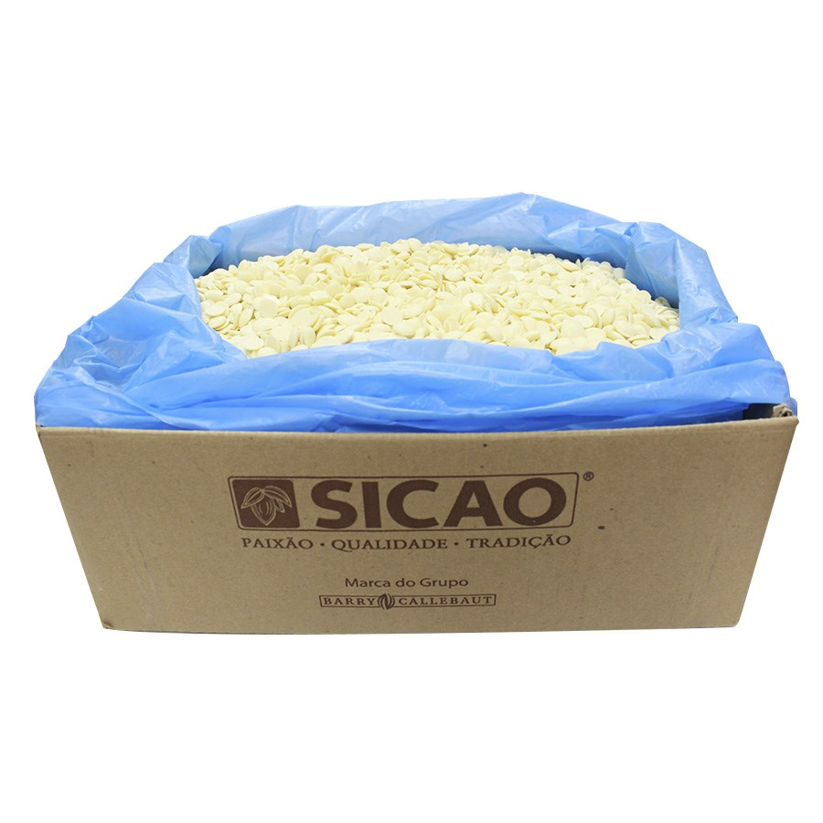 SICAO Choc Branco Gotas cx 10kg NOBRE